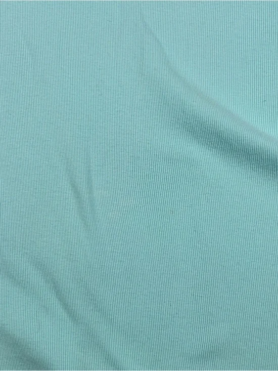 Johnny Was Ribbed Tank Top - Light Blue - 1X - Picture 4 of 8